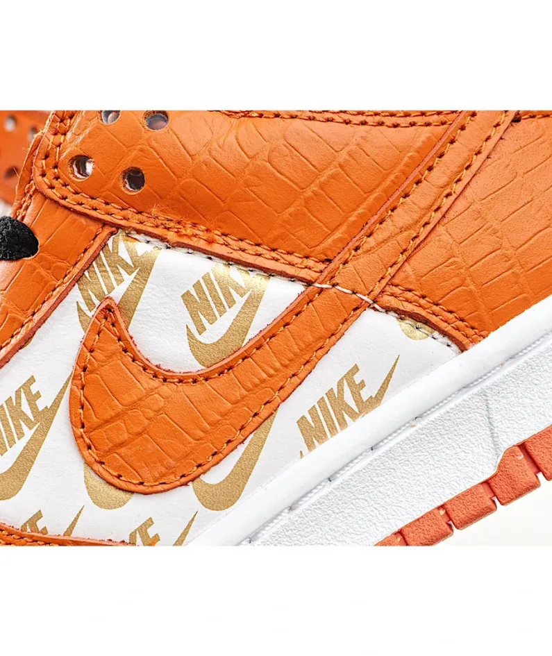 Nike SB Low Dunk Supreme x Nike White Orange