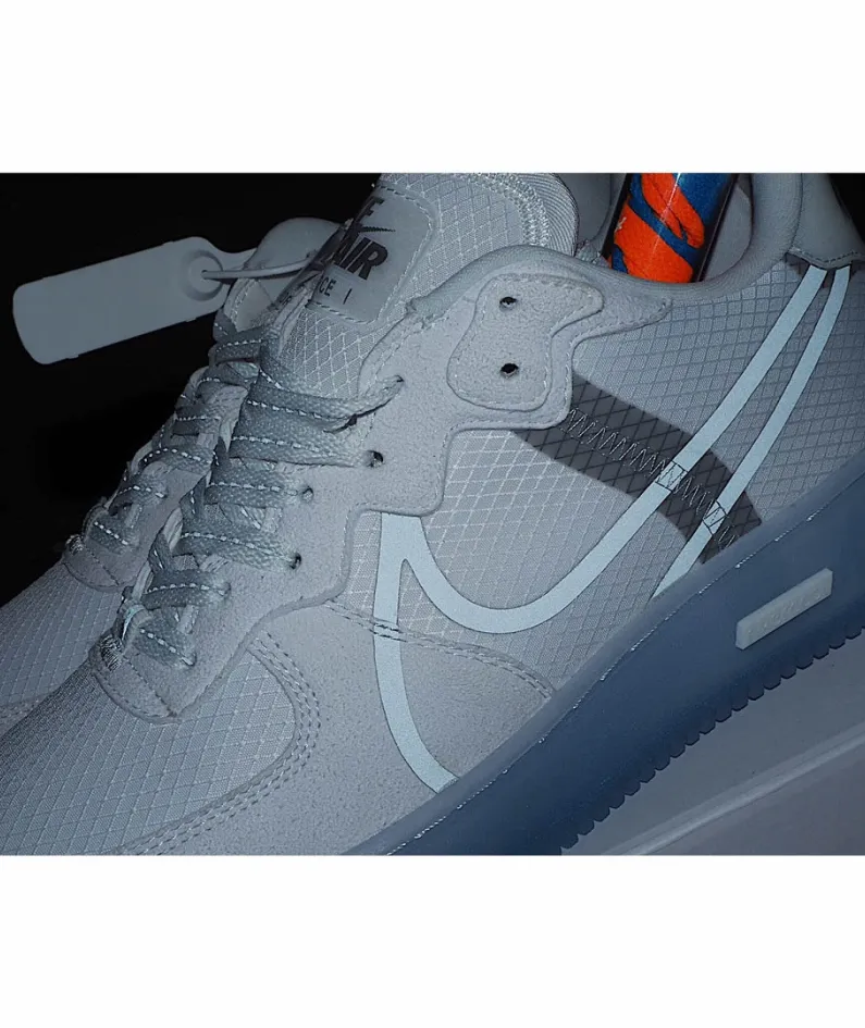 Nike Air Force 1 React QS Light Bone  蓝 