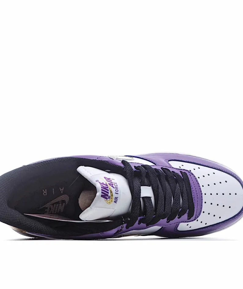 Nike Air Force 1' 07 Purple Gold White