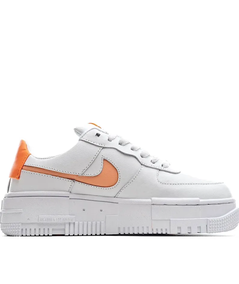 Nike Air Force 107 White and Orange