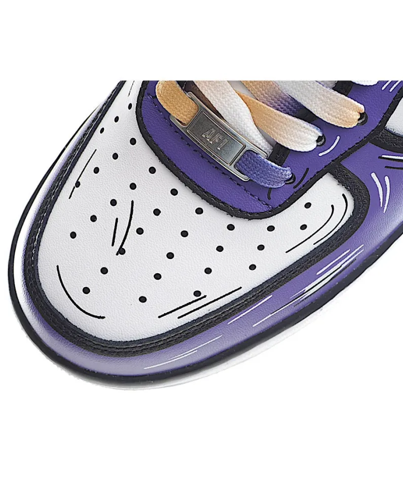 Nike Air Force 1 Low'07 White Purple Gold