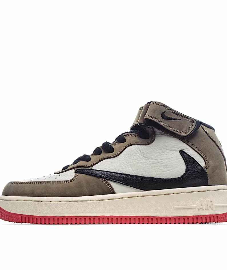 Nike Air Force 1 Mid Brown Sneakers