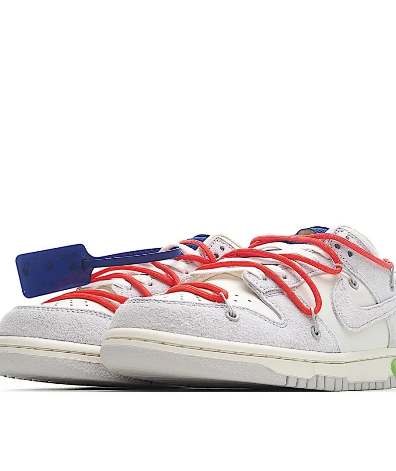 Nike SB Dunk OFF-WHITE Grey Orange Purple