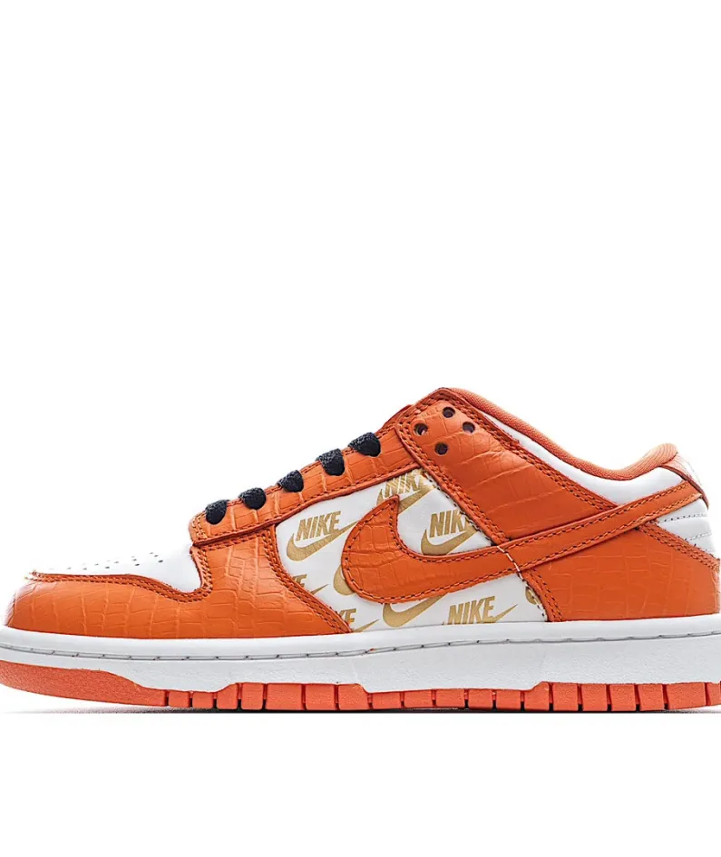 Nike SB Low Dunk Supreme x Nike White Orange
