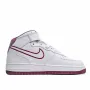 Nike Air Force1 white and red mid-top