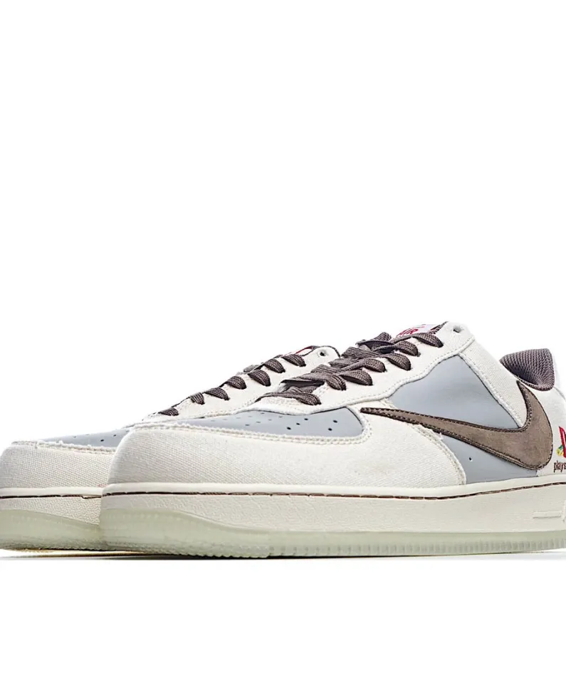 Nike Travis Scott x Playstation x Nike Air Force1 Low Low-Top Sneakers