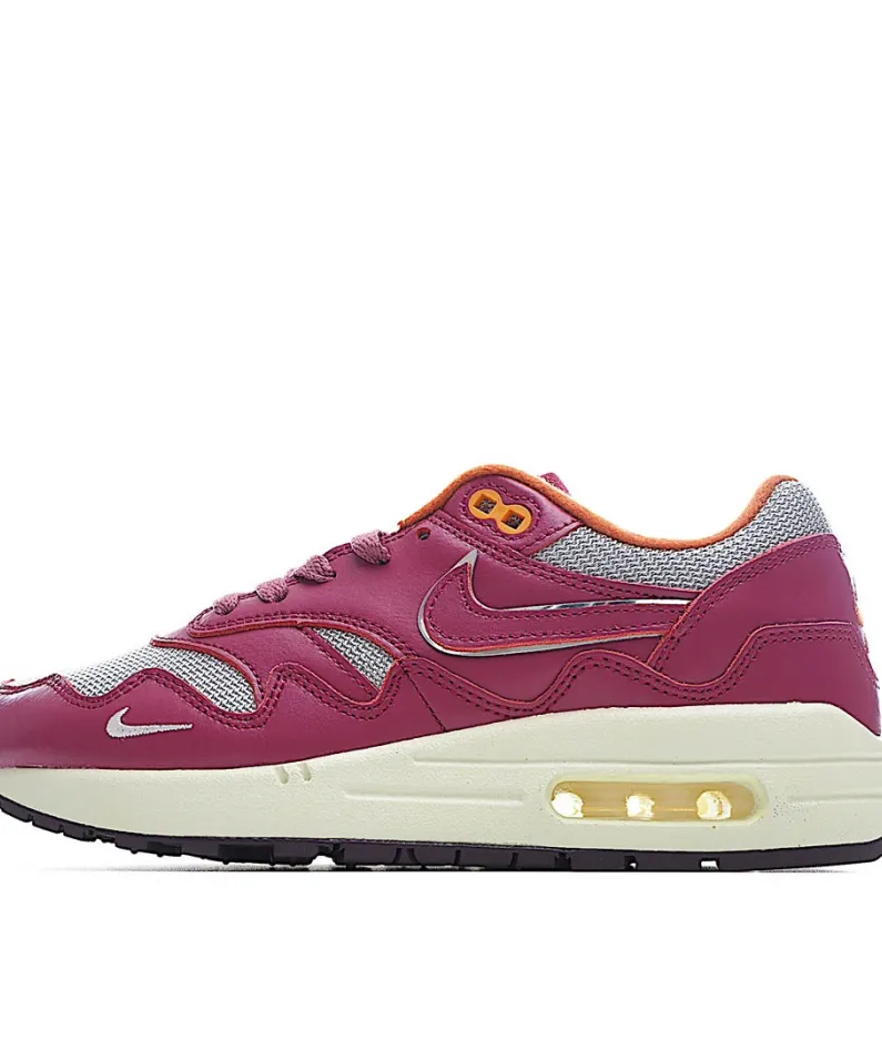 Patta x Nike Air Max 1 Running Shoe Wine Red