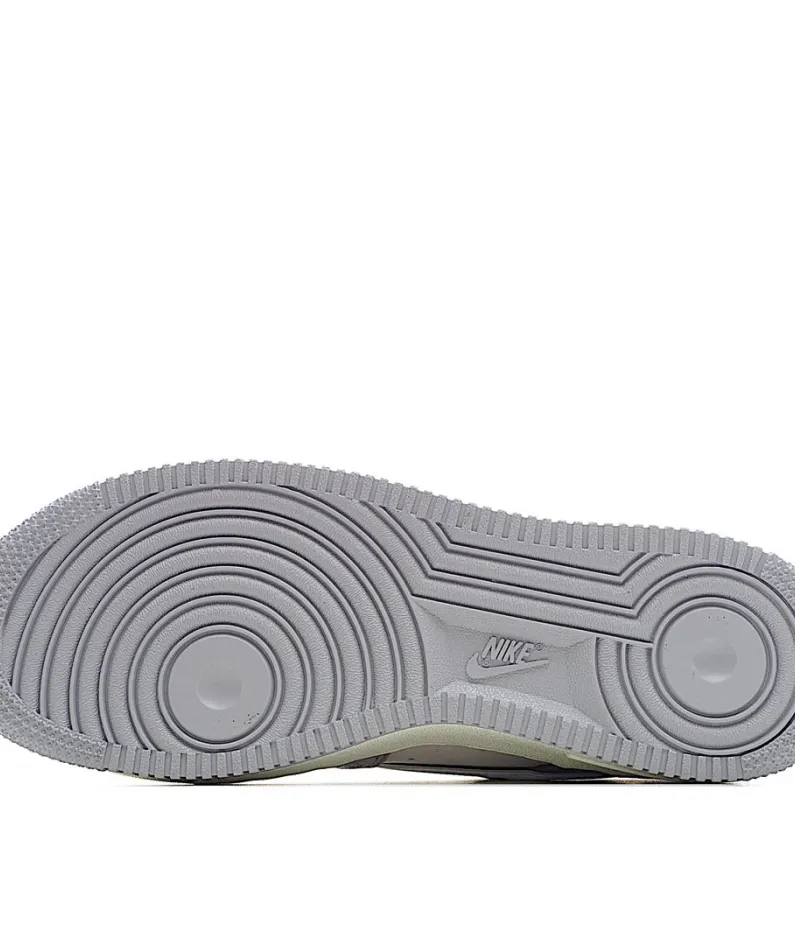 Nike Air Force 1 White Grey Black Reflective