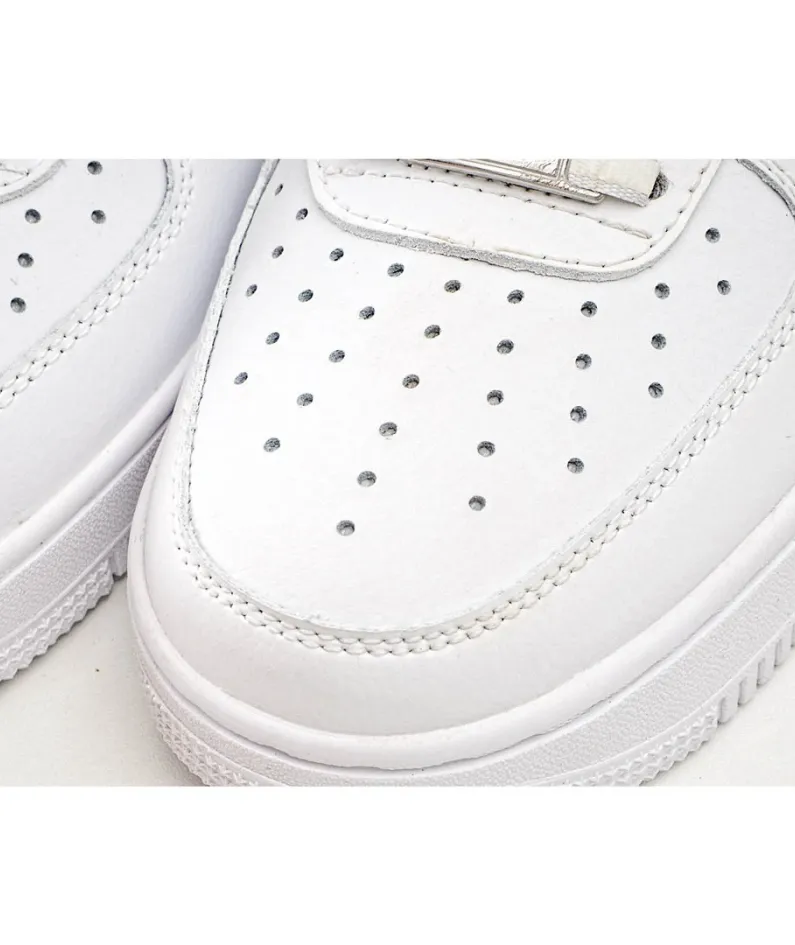 Fragment Design x Nike Air Force 1 Low White and Blue Low Top 3M Reflective