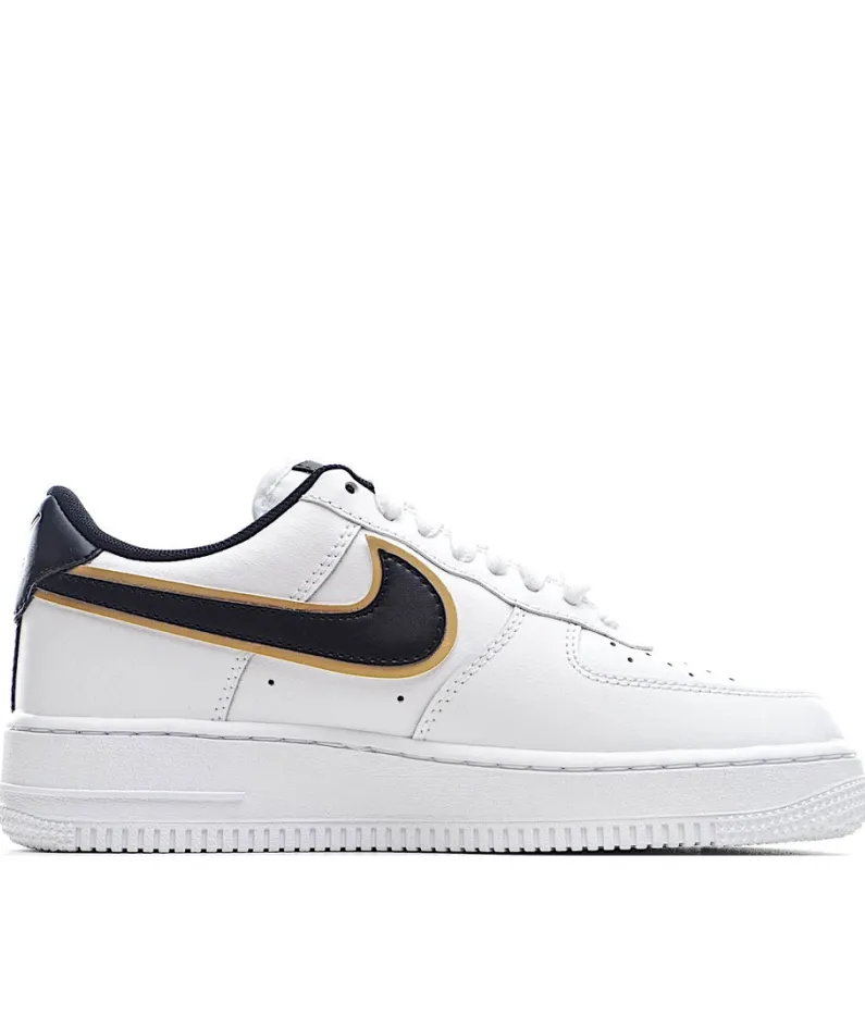 Nike Air Force 1 React LV8 White Black Gold