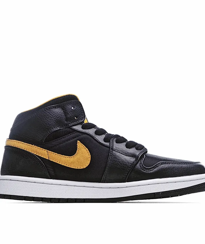 Air Jordan 1 Mid SE 'Black Gold'