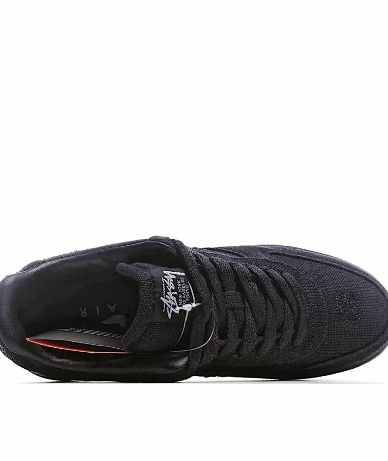 Stussy x Nike Air Force 1 LowBlack Coo