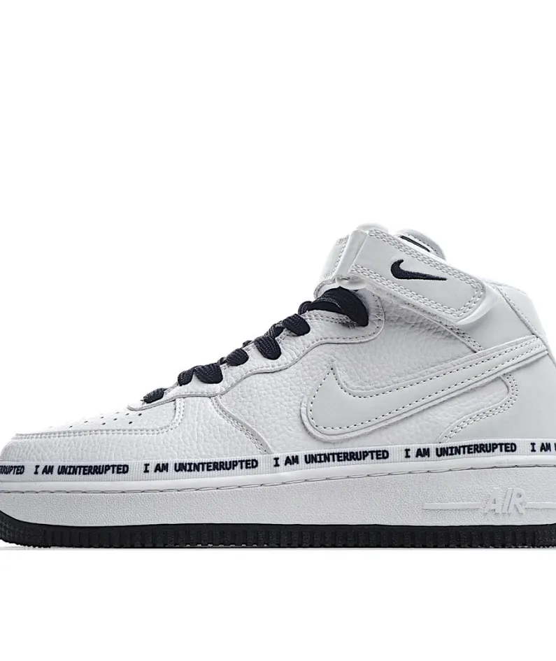 NKAir Force 1 MID DIY 3M Reflective Mid-Top Sneakers