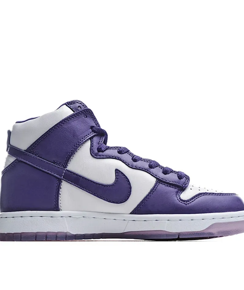 Nike Dunk High WMNS "Varsity Purple SB Sneakers High Top White Purple