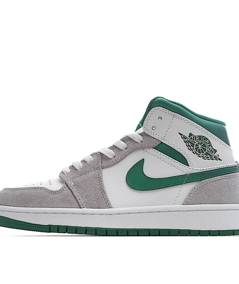 Air Jordan 1 Mid SE 'Grey Pine Green'