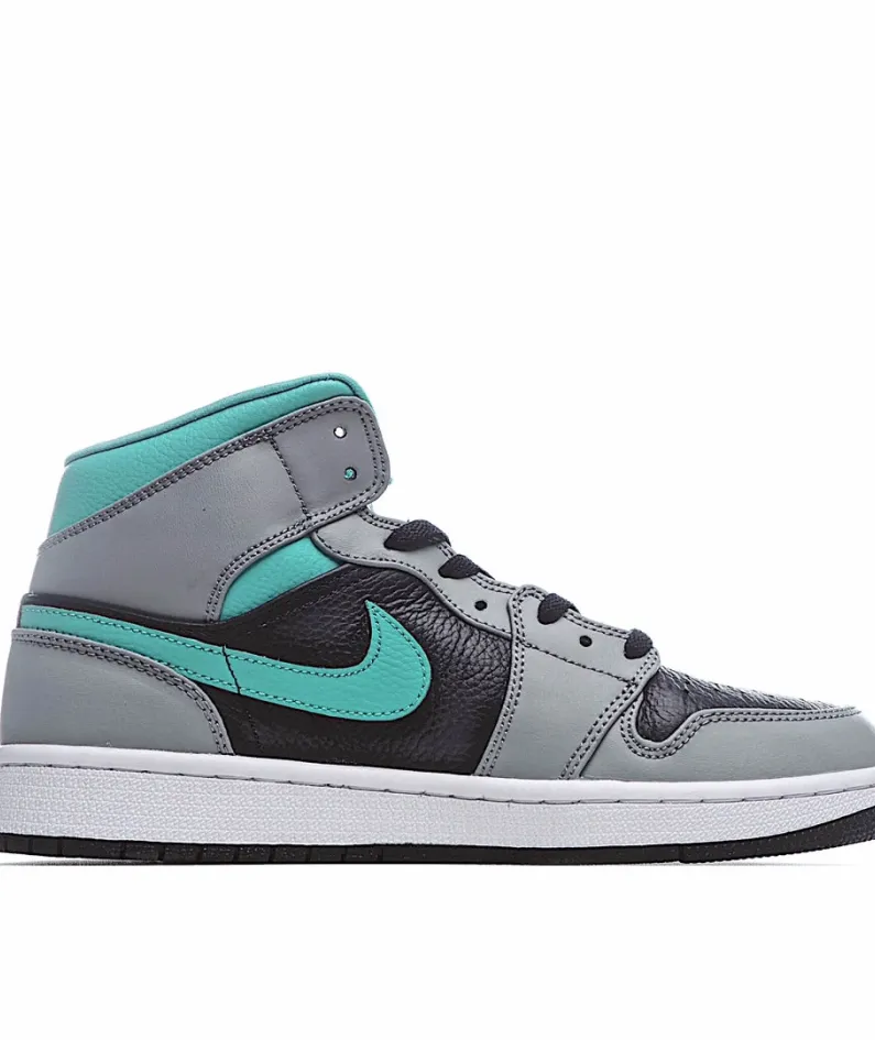 Air Jordan 1 Mid 'Grey Aqua'