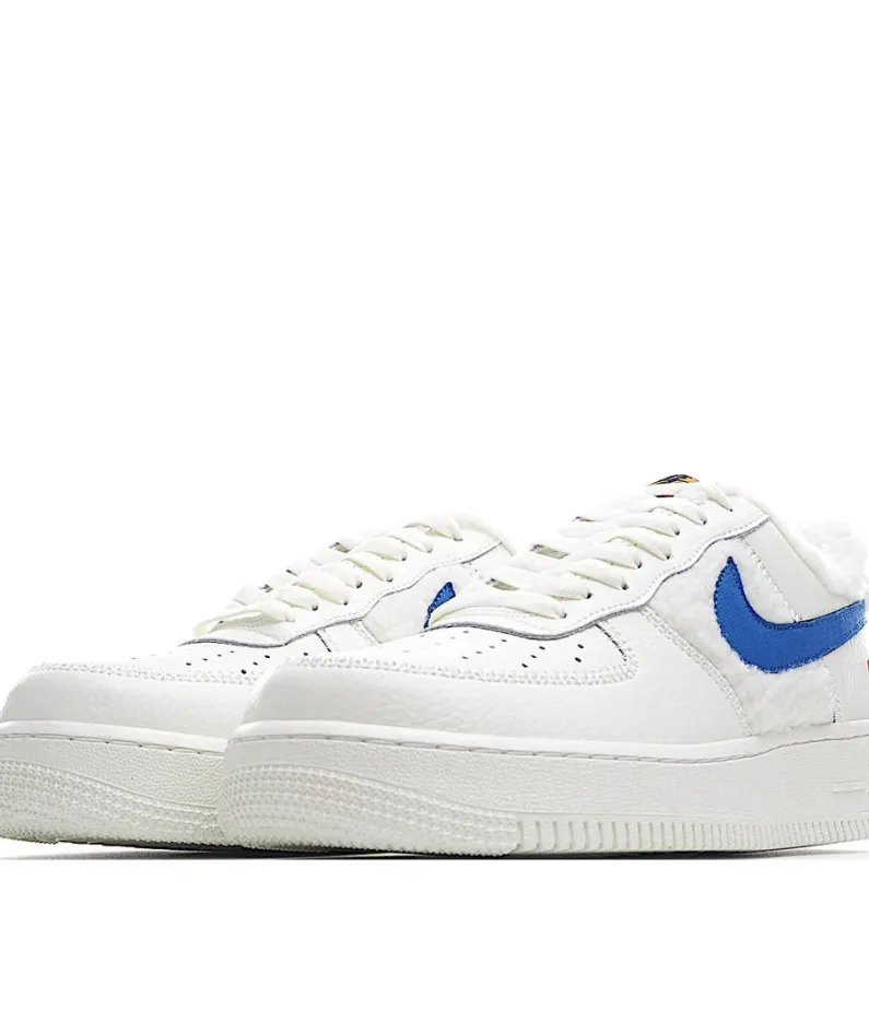 Nike Air Force 1 Low White and Blue Tick