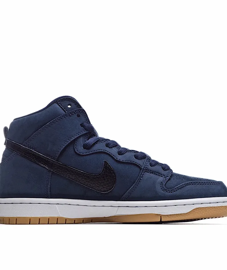 Nike SB Dunk High Pro 2020 Dark Blue Suede Black Hook
