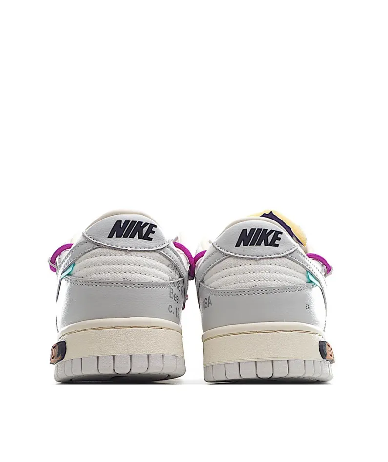 Off-White x Nk Dunk Low '12 of 50' OW Sneakers