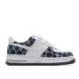 Nike Air Force 1'07 White and Blue Denim Print Panel