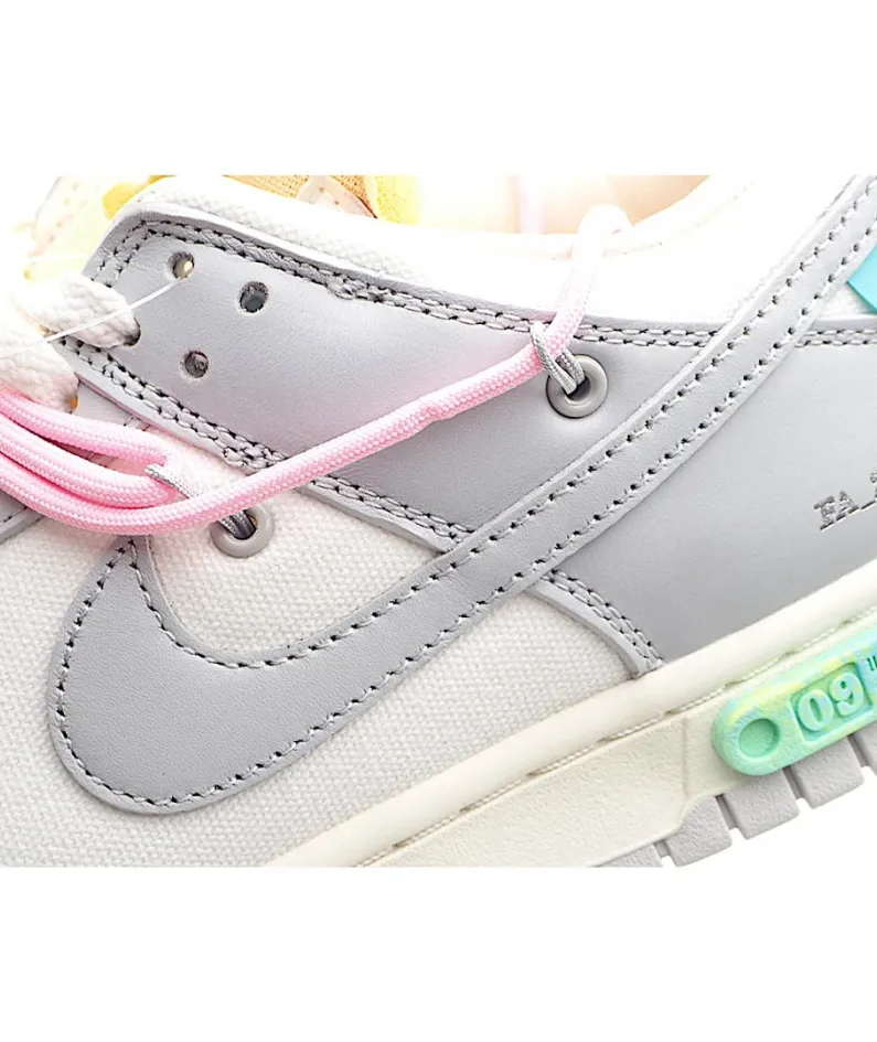 Nike SB Dunk OFF-WHITE Grey Pink