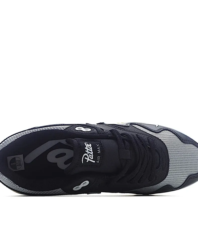 Patta x Nike Air Max 1 Running Shoe Black And White