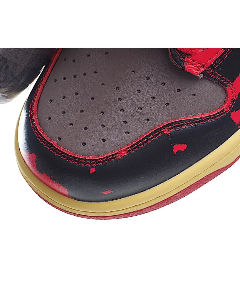 Nike Dunk High “Red Camo”  灰  黑 