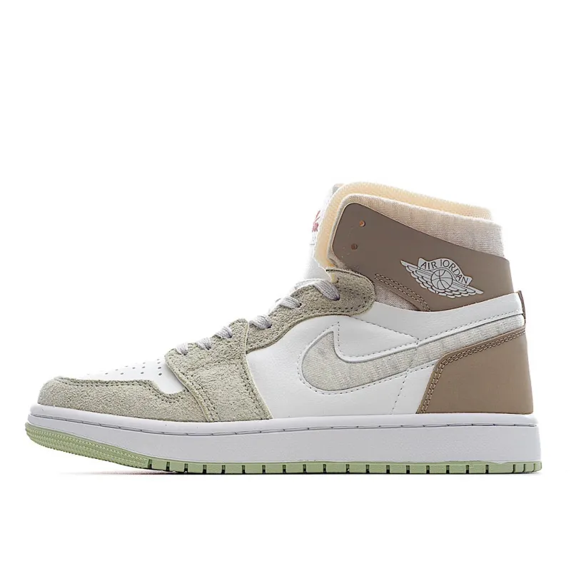 Wmns Air Jordan 1 High Zoom Comfort 'Olive Aura'