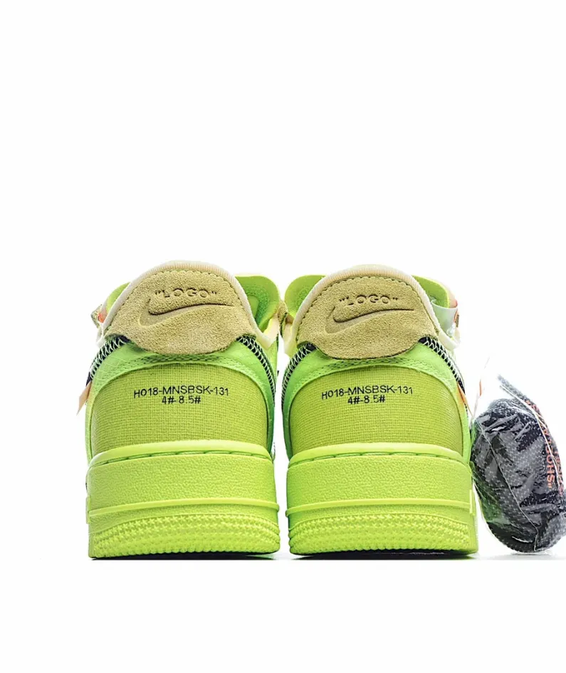 Off-White x Nike Air Force 1 Low Yellow Green
