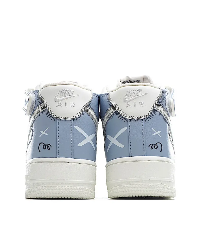 KAWS x Nike Air Force 1 Mid Sneakers