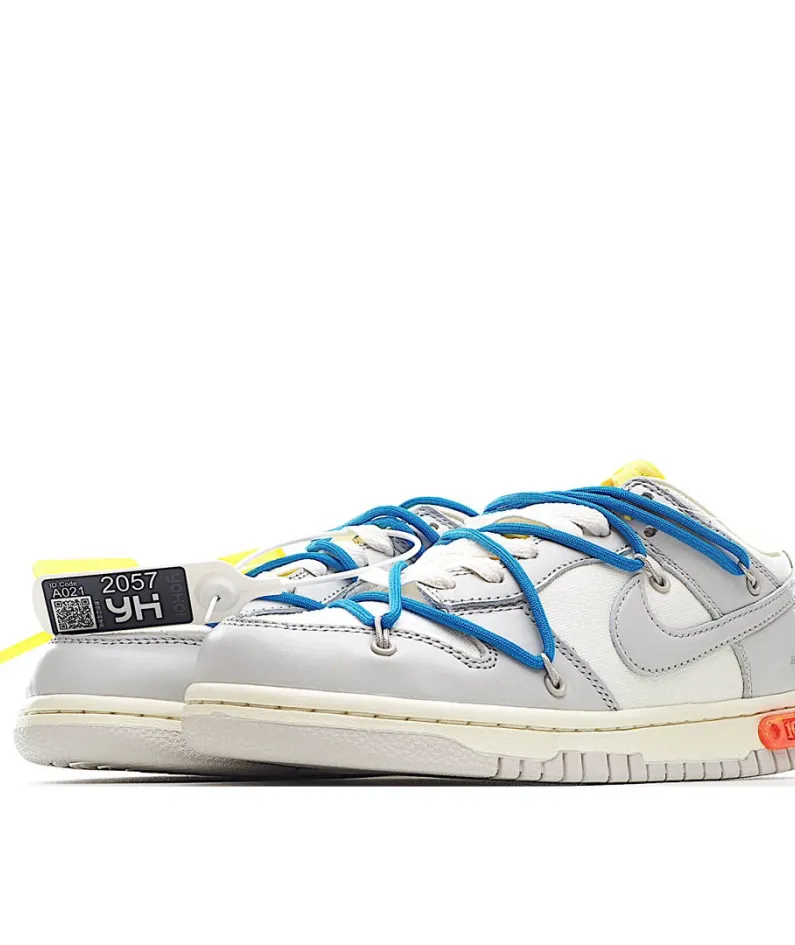 Nike 0ff-White x Nike Dunk Low "02 of 50" OW White Grey