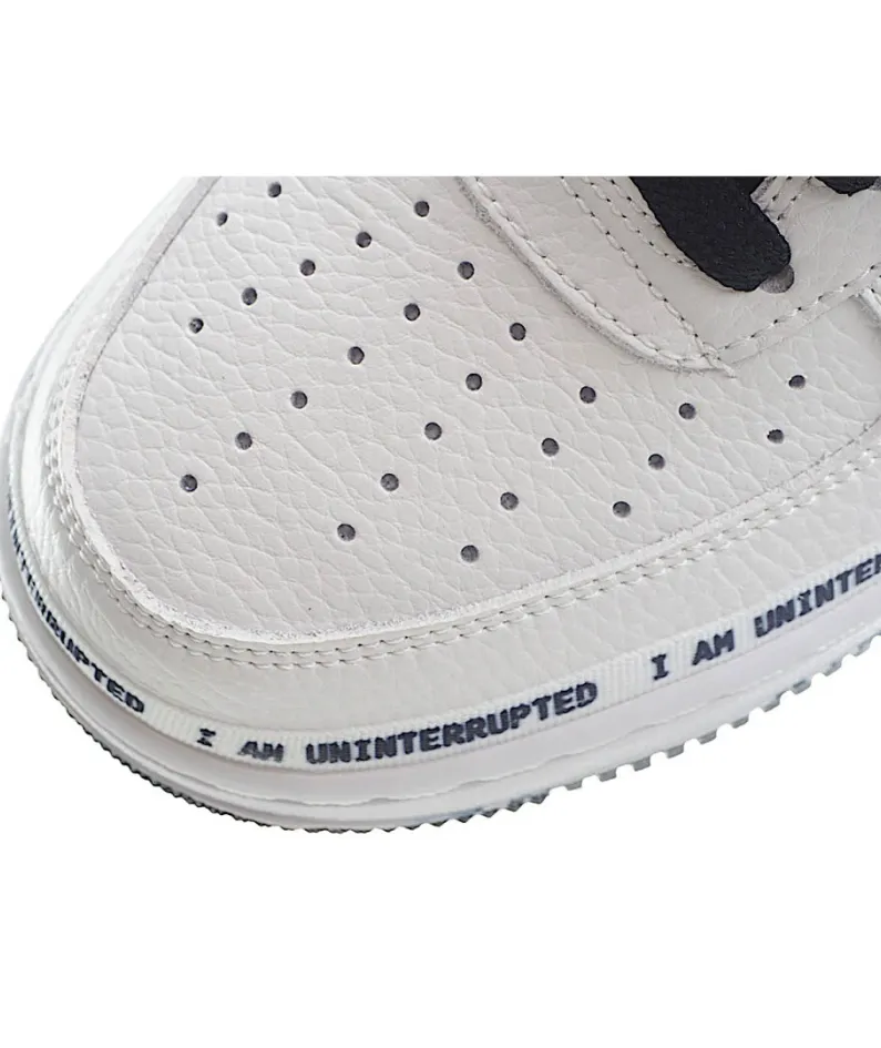 NikeUninterruptedNike Air Force 1" White Chalkboard Sneakers