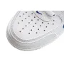 Nike Air Force 1 Low Top White and Blue Reflective