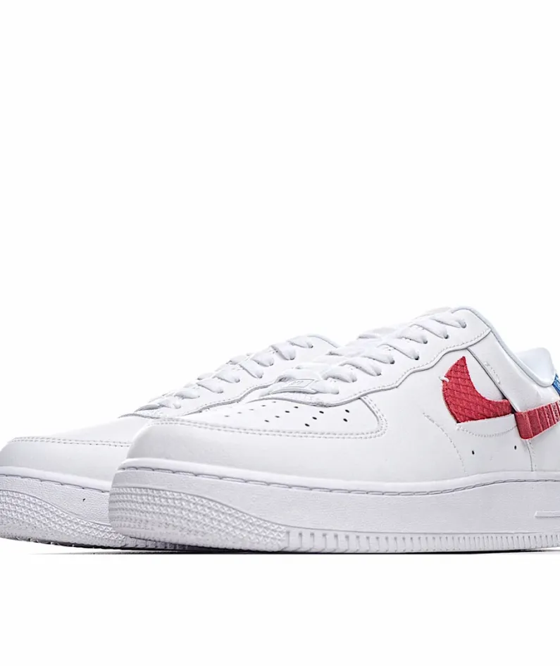 Nike Air Force 1 Low Low Top White Red Blue