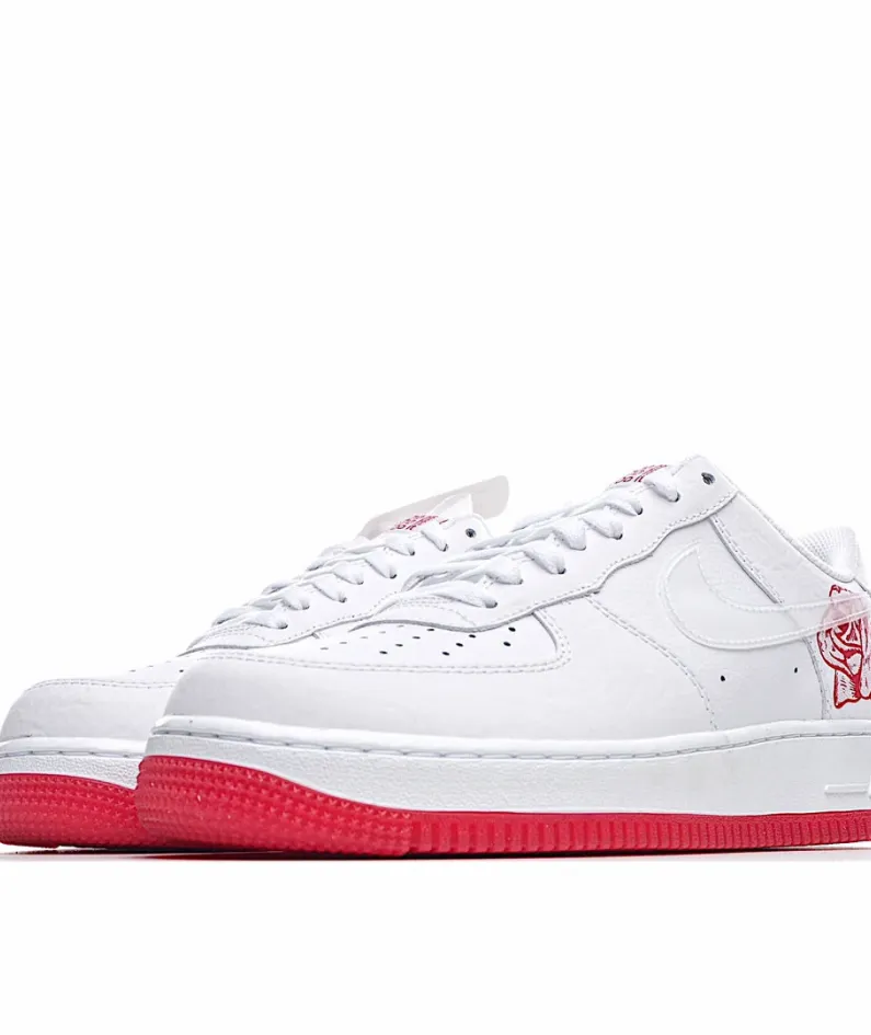 Nike Air Force 1 Low Low Top Red Rose