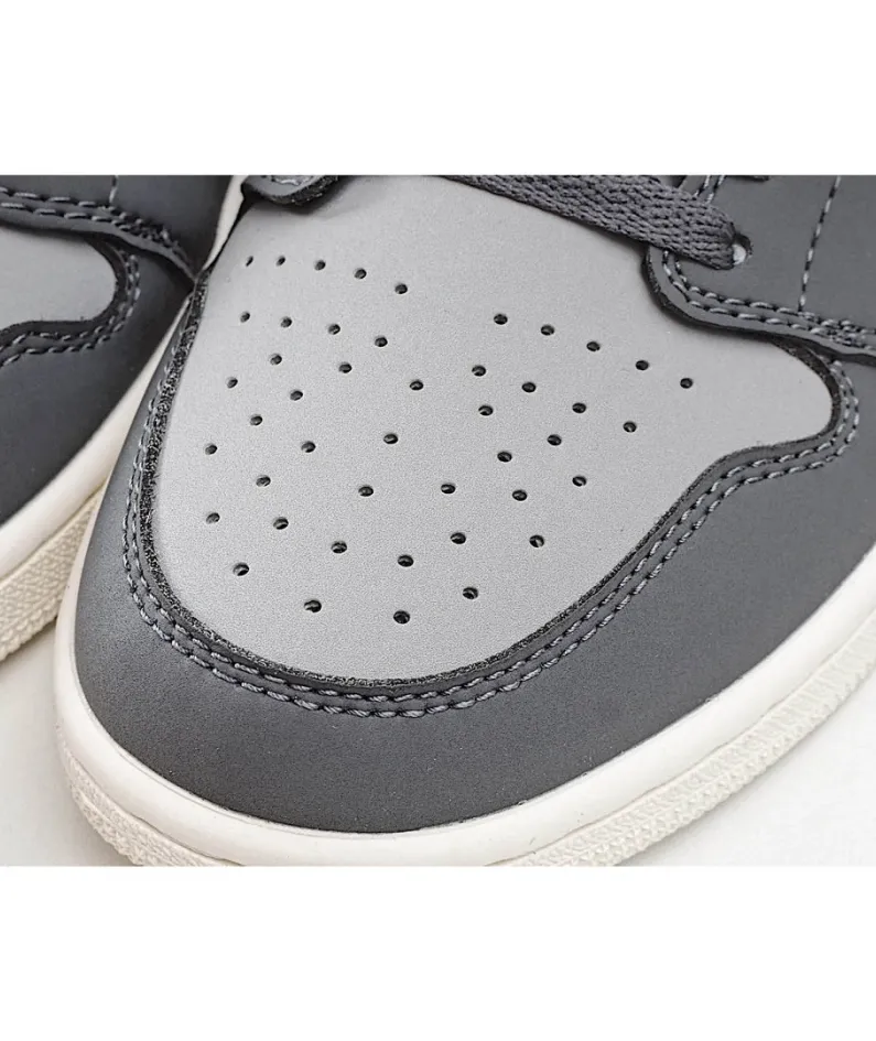 Wmns Air Jordan 1 Mid 'Iron Grey Onyx'
