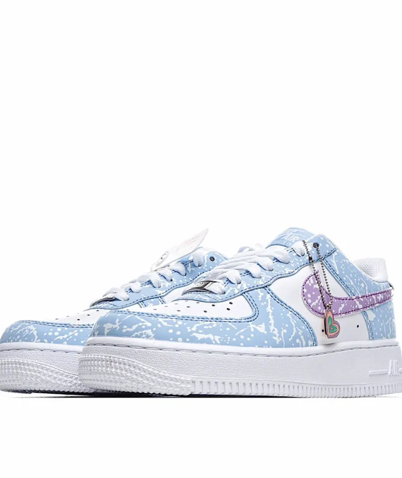 Nike  Air Force1 Low White blue 
