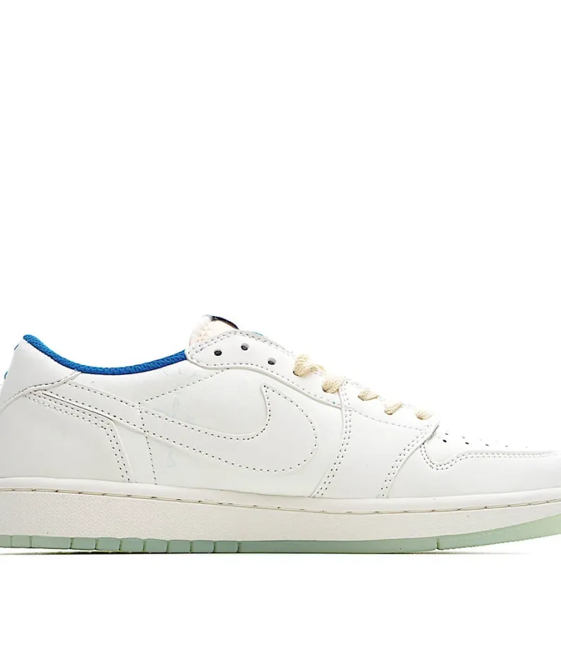 Travis Scott x Fragment x Air Jordan 1 Low TS Joint Inversion Low Top Sneakers Luminous Outsole DM7866-149