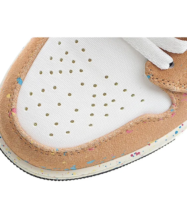 Air Jordan 1 Mid SE GS 'Brushstroke Paint Splatter'