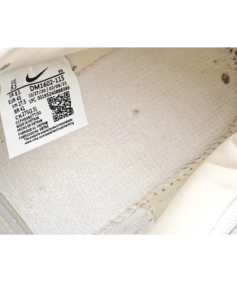 Nike 0ff-White x Nike Dunk Low "02 of 50" OW White Grey