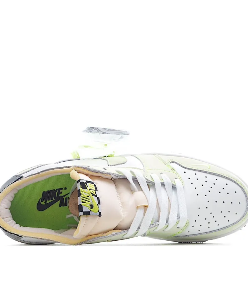 Air Jordan 1 Low Low Top Retro Culture Basketball Shoes White Green