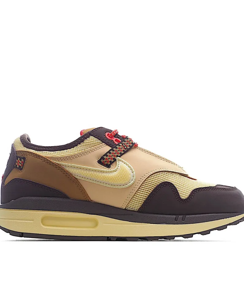 Nike Travis Scott x Air Max 1Cactus Jack⁠⁠ Running Shoe Dark Tan