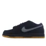 Nike SB Dunk Low "Fog" Black and Grey Low-Top Sneakers