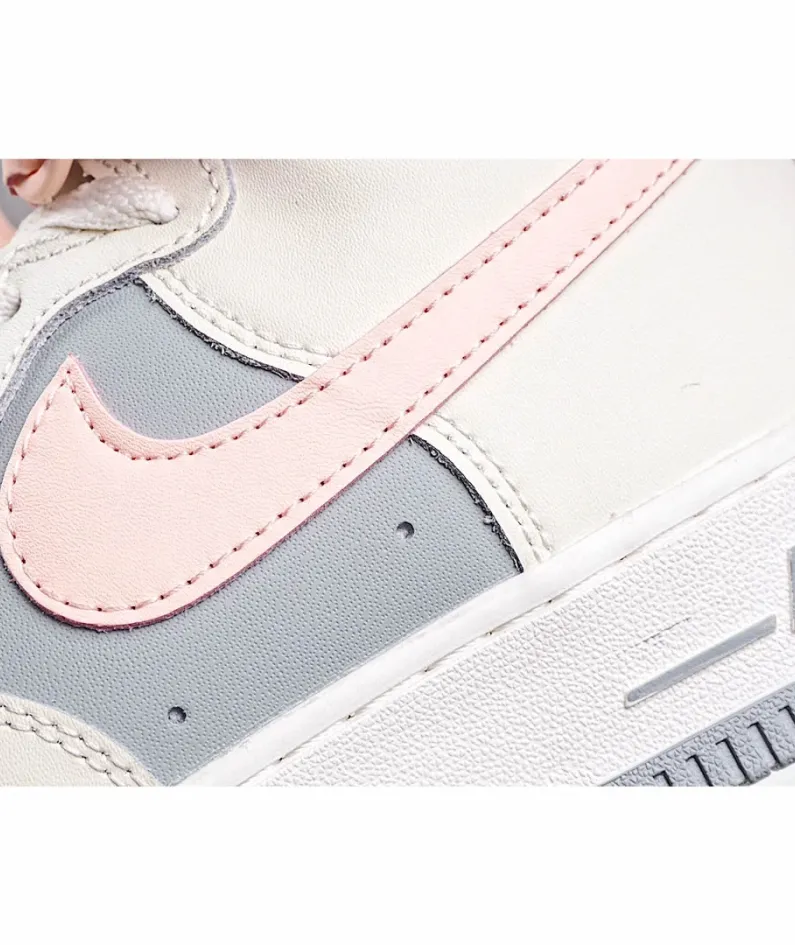 Nike Air Force 1 Mid High Top Beige Grey