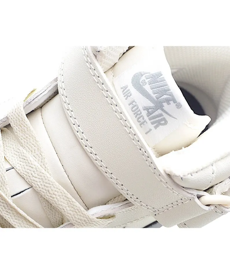 Nike Air Force 1 Mid Top White Grey Nike Air Force 1 Mid Top White Grey