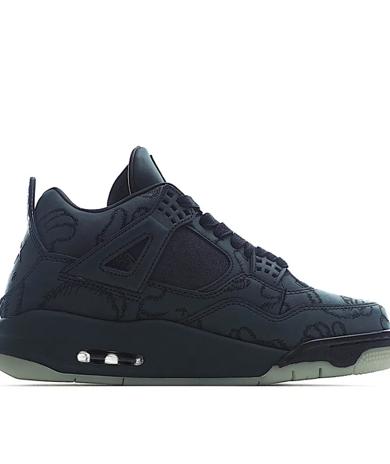 KAWS x Air Jordan 4 Retro 'Black'