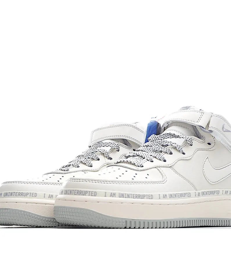 Uninterrupted Nike Air Force 1 Mid-Top Sneakers