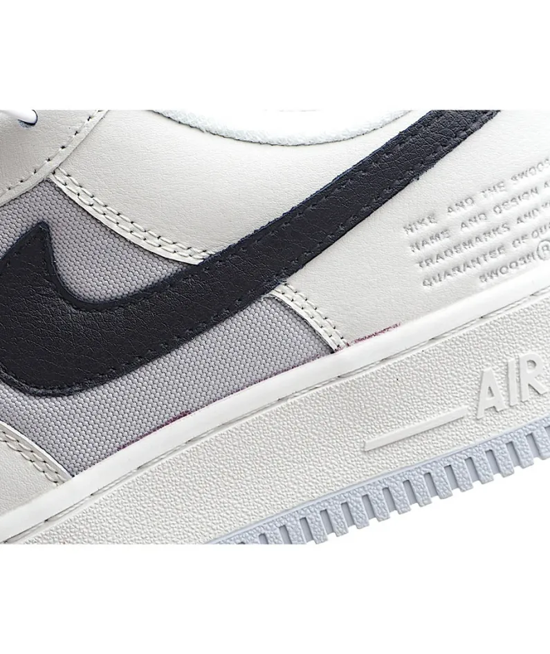 Nike Air Force 1 White Grey Black Hook