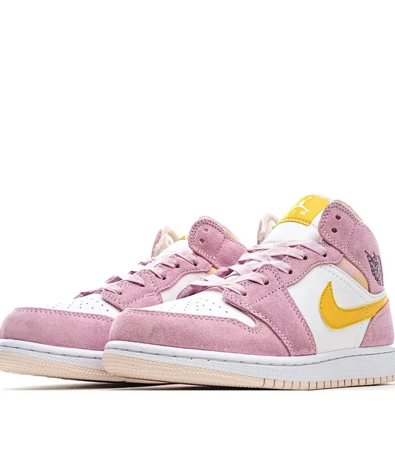 Air Jordan 1 Mid SE GS 'Arctic Pink'
