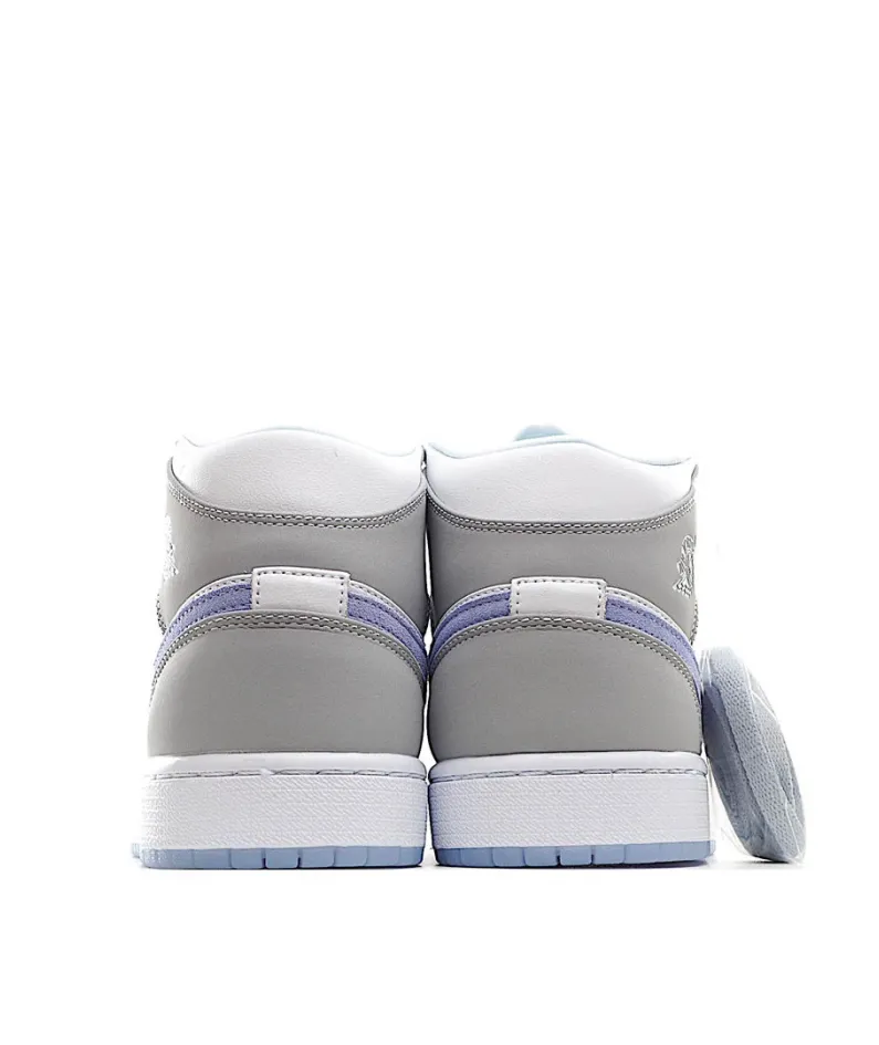 Wmns Air Jordan 1 Mid 'Wolf Grey Aluminum'